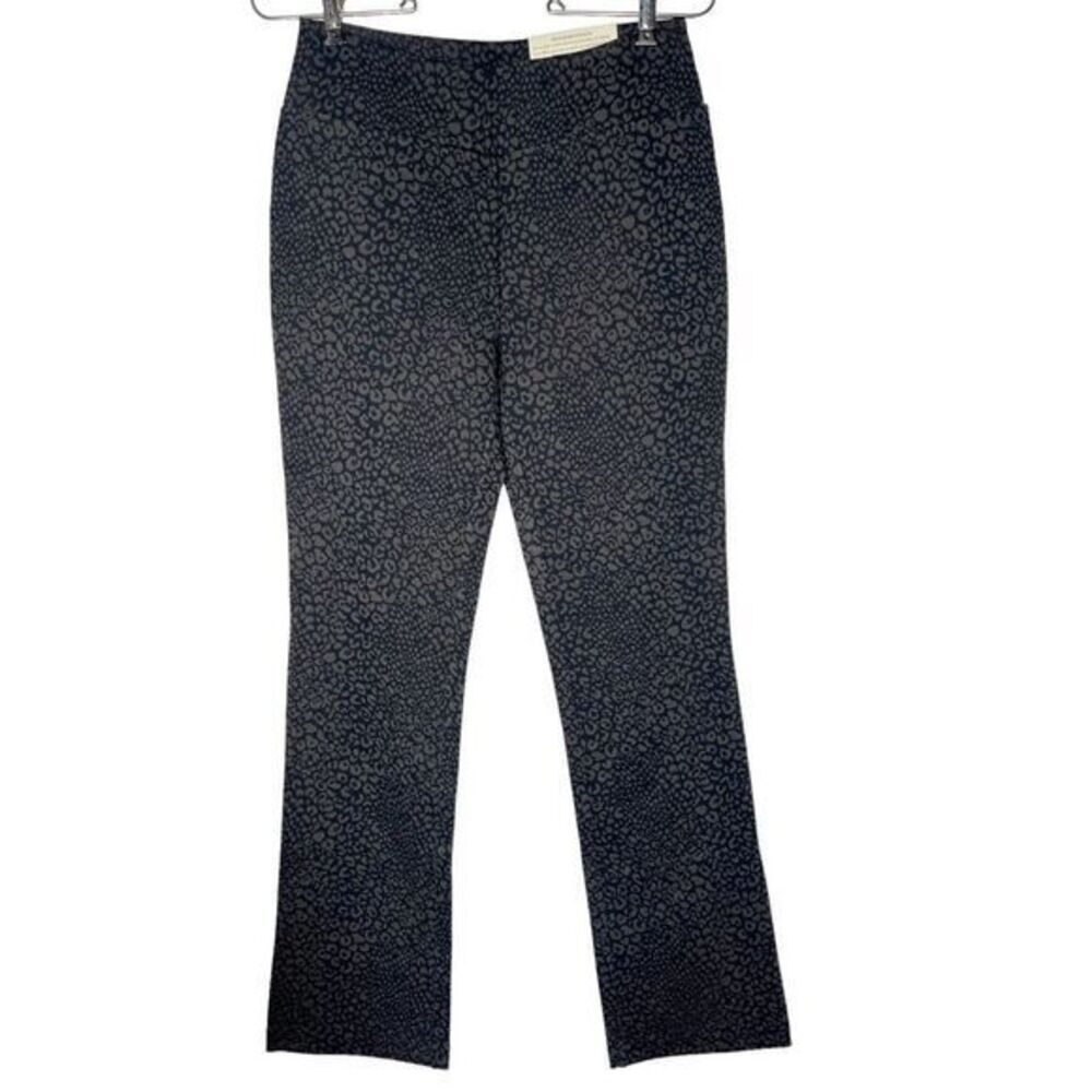 Soft Surroundings‎ Mini Boot Full Length Leontine Leopard Print Pants Size XS